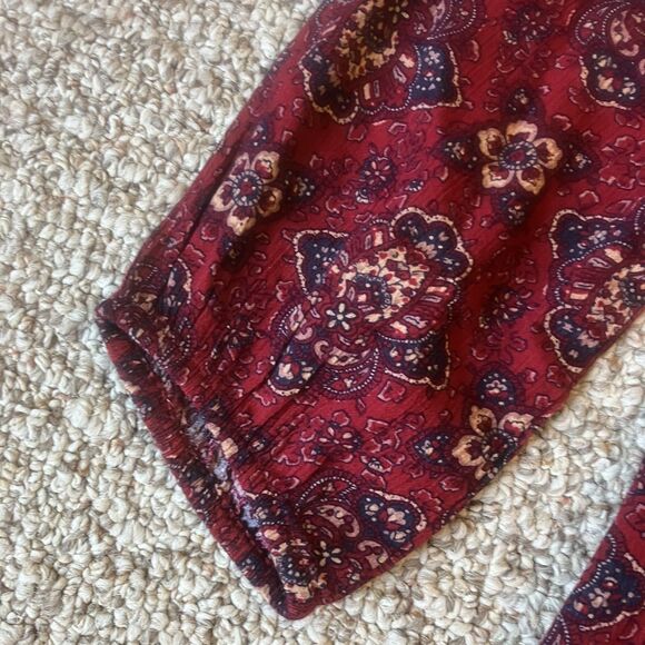 NWT American Eagle Womens Oversized Tunic Dress Size S Boho Floral 3/4 Sleeve - Picture 4 of 10